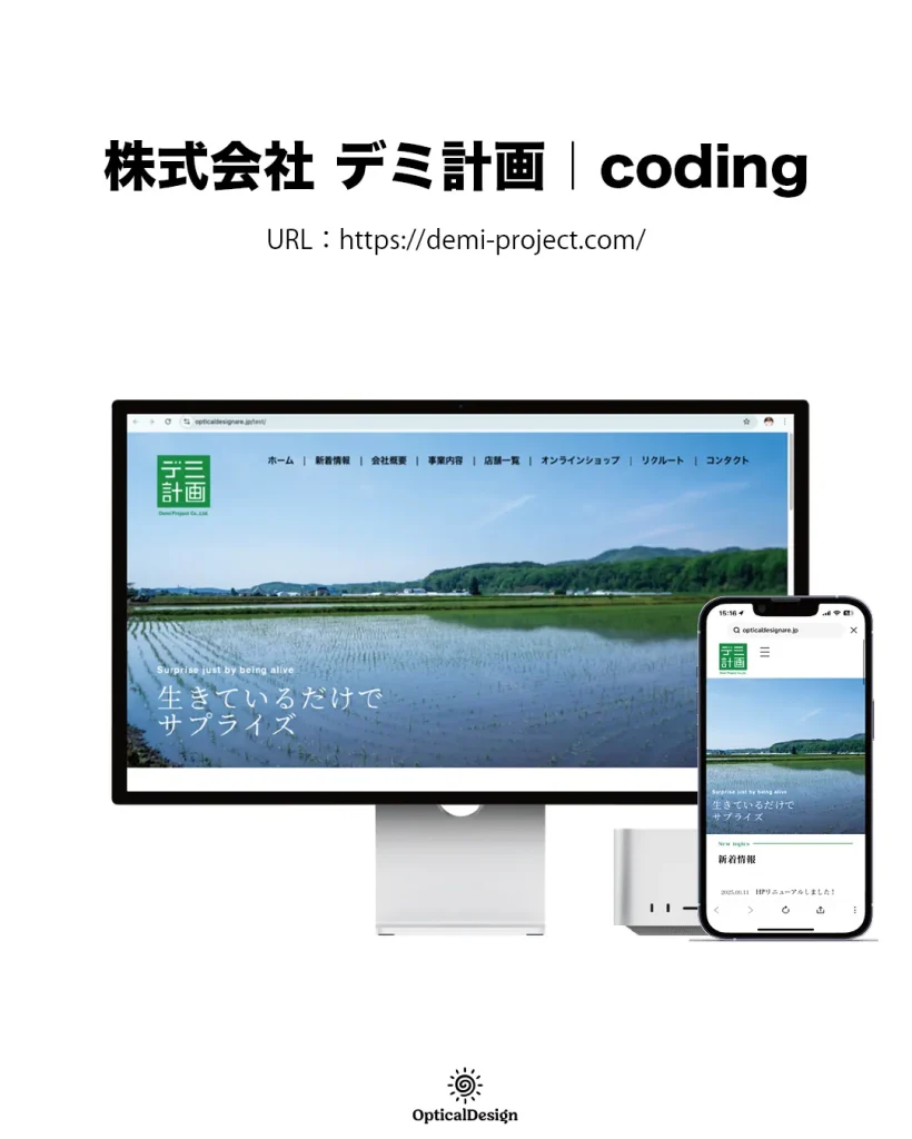 デミ計画 様 コーディング