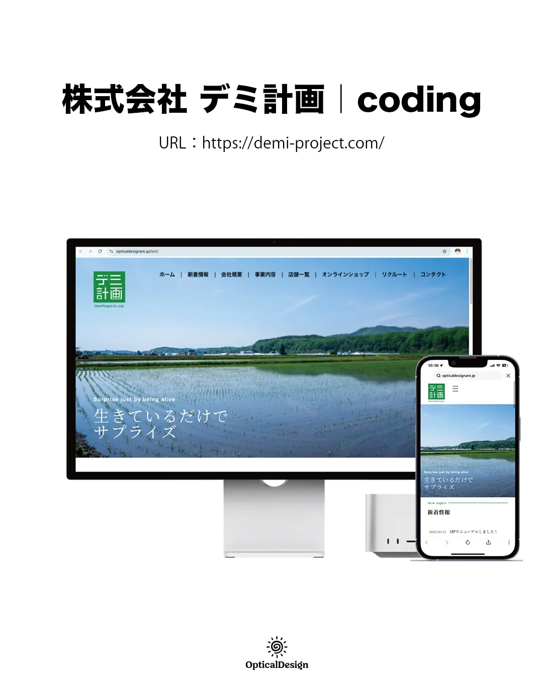 デミ計画 様 コーディング